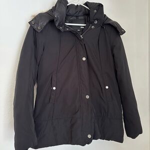 Marc New York Black Puffer Jacket with Hood